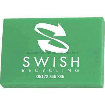 Rectangular Rainbow Coloured Eraser with Customized Logo